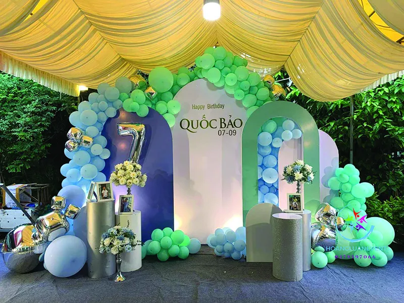 Xu hướng trang trí sinh nhật bé trai 2026