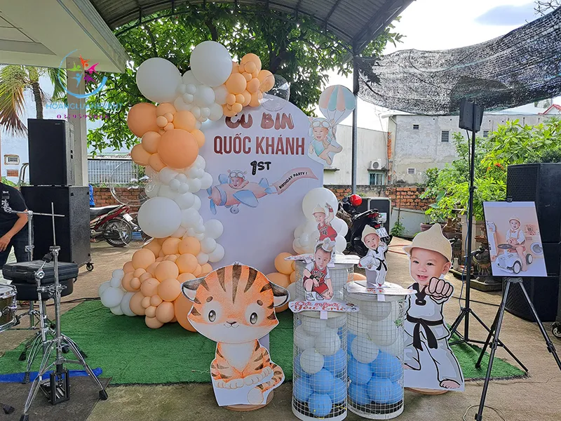 Trang trí sinh nhật cho bé trai tại Thủ Đức