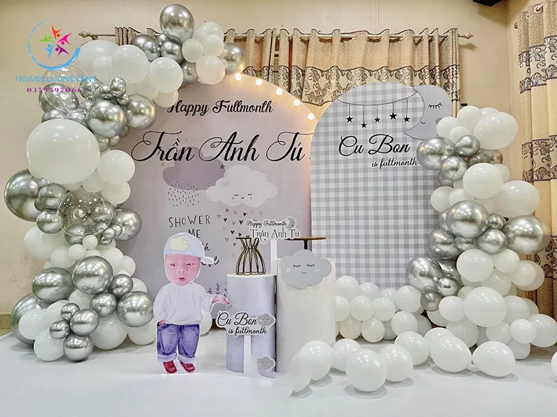 Mẫu trang trí sinh nhật cho bé tại chung cư