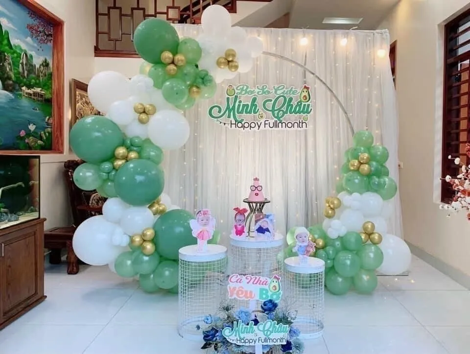 Trang trí sinh nhật Minh Châu 1tr7