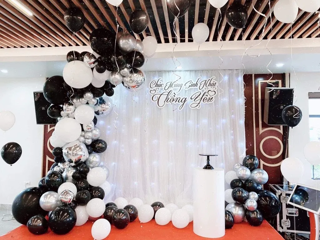 Trang trí sinh nhật tặng chồng giá 1tr5