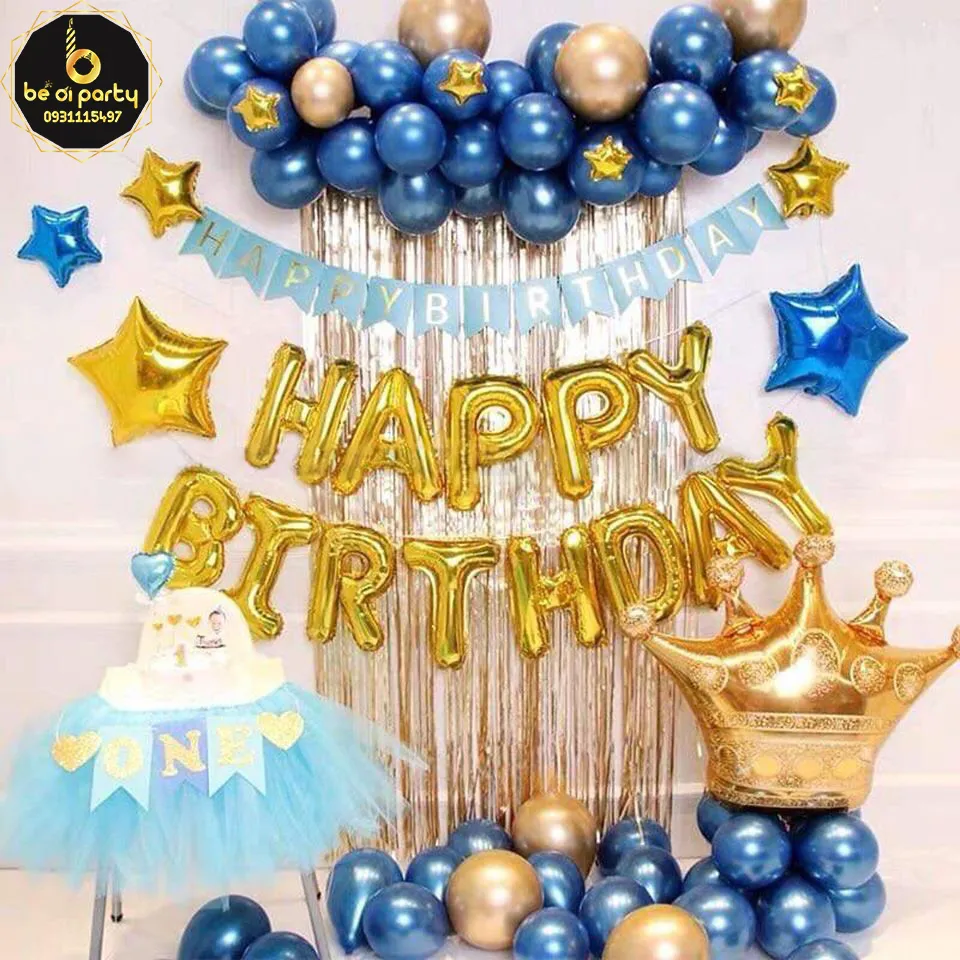 Trang trí tiệc sinh nhật ấm cúng cho gia đình được trang hoàng tỉ mỉ