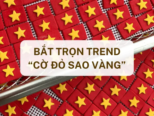 Trend bánh Quốc kỳ