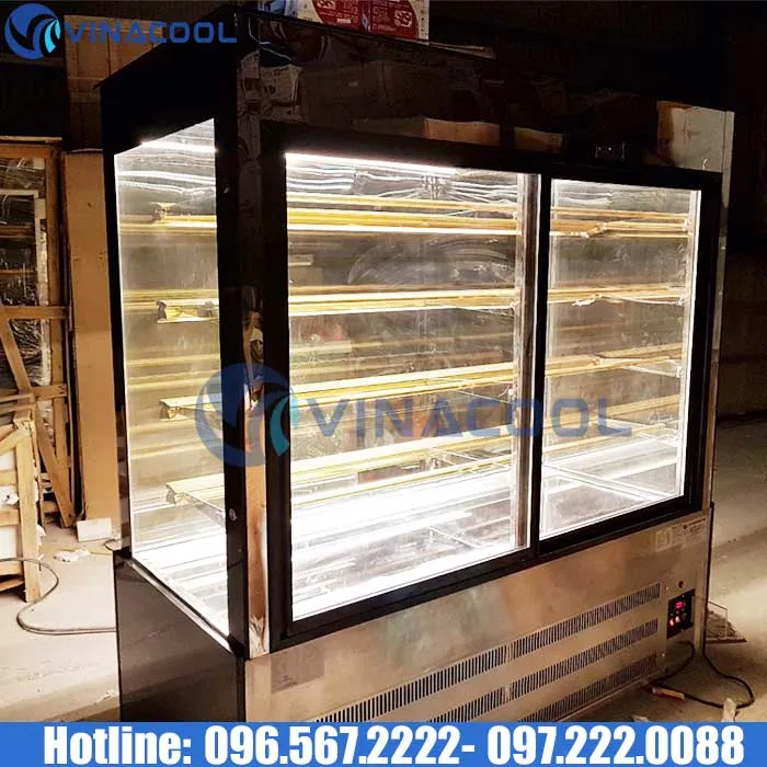 Tủ bánh 5 tầng kính vuông Vinacool