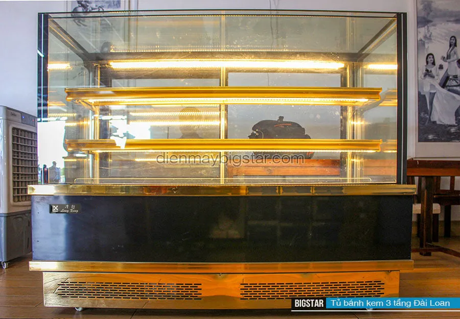 Hệ thống làm lạnh hiện đại của tủ bánh kem Đài Loan