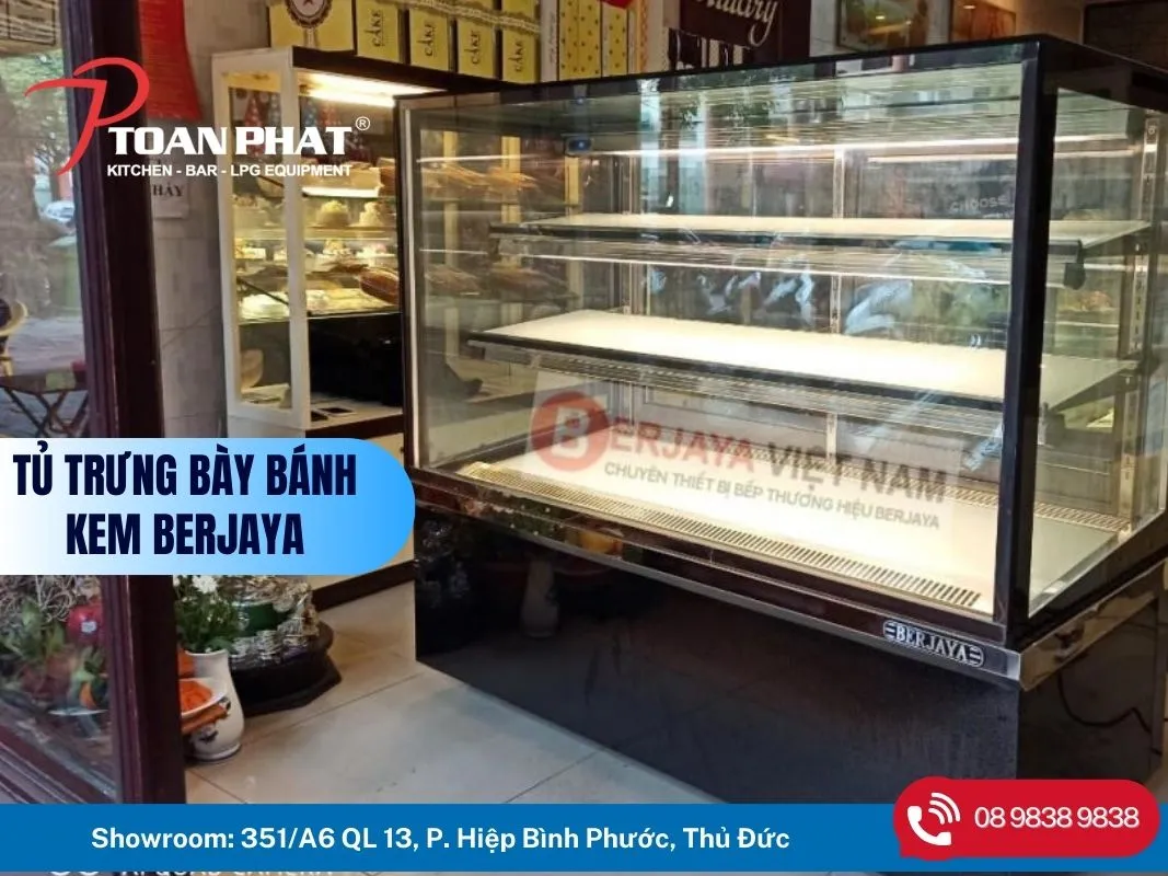 Tủ trưng bày bánh kem BERJAYA