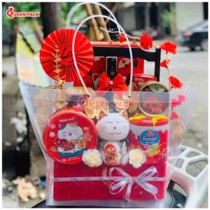 Túi trong suốt cho giỏ quà nhỏ