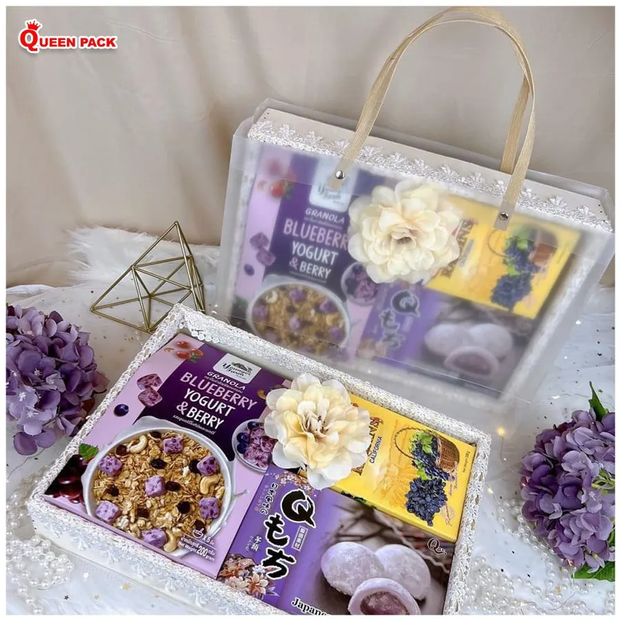 Túi mica đựng khay gỗ