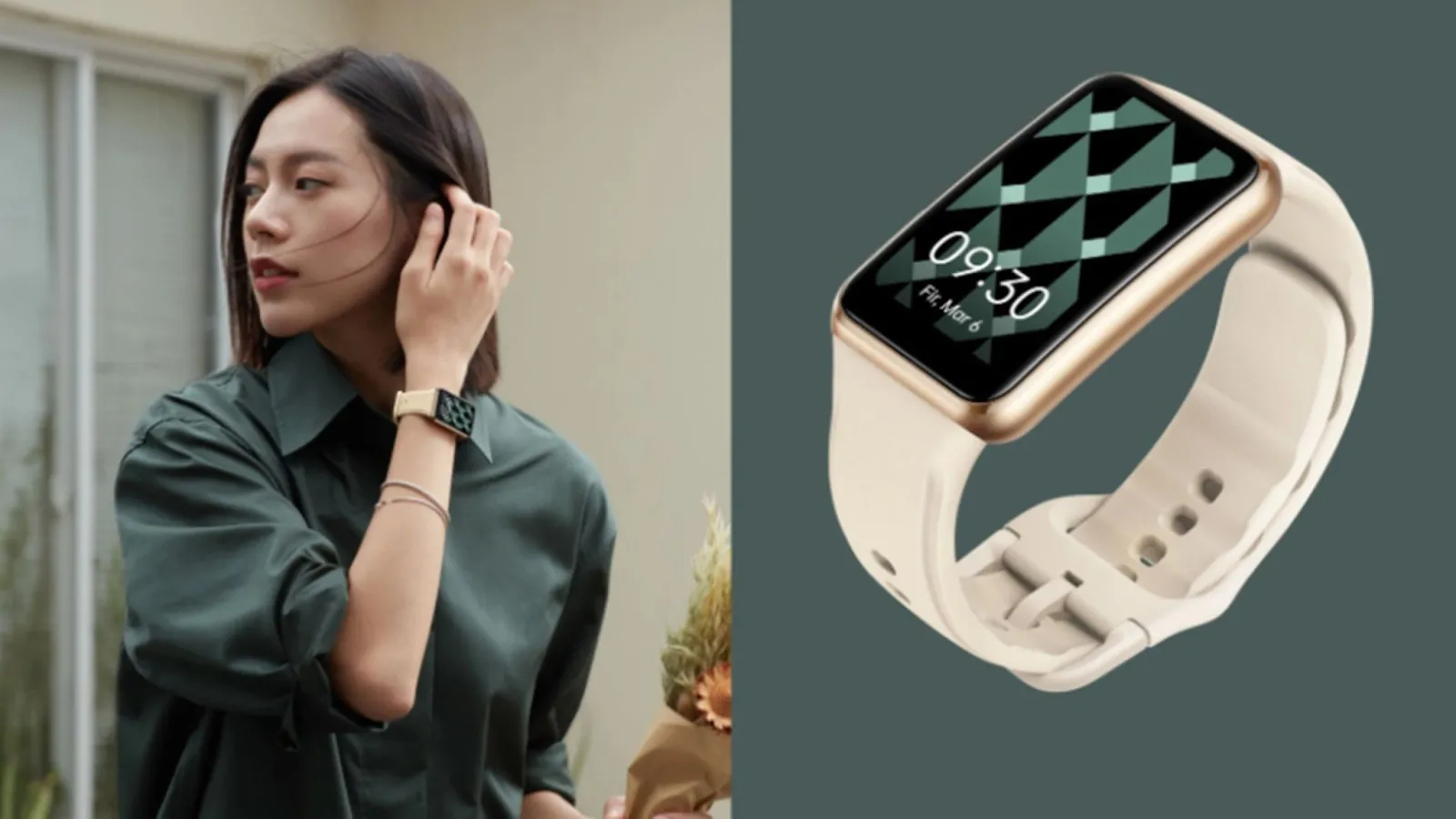 Đồng hồ thông minh theo dõi sức khỏe bạn gái