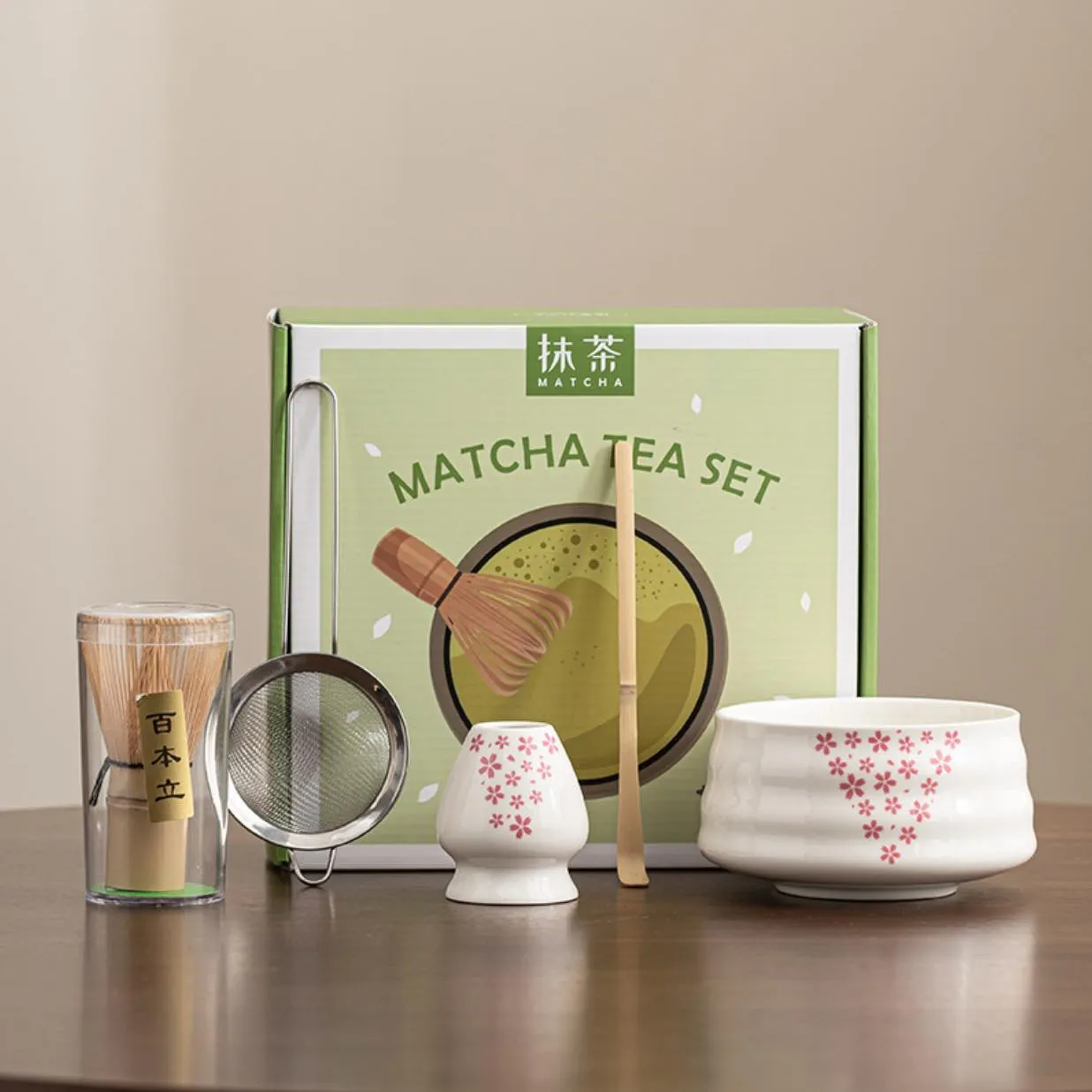 Set pha Matcha chuẩn trà đạo Nhật Bản