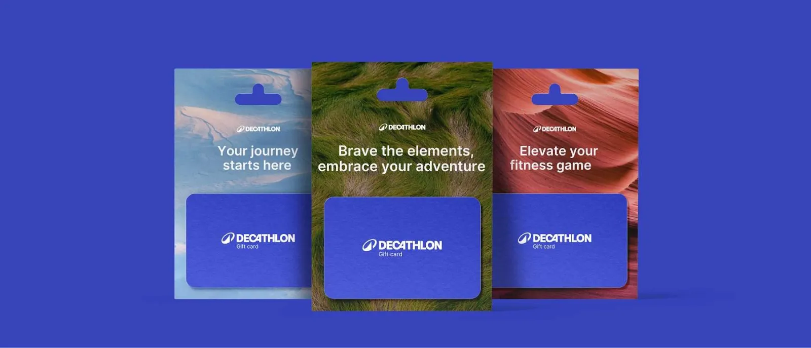 Thẻ quà tặng Decathlon cho phép cô tự do lựa chọn thiết bị thể thao yêu thích