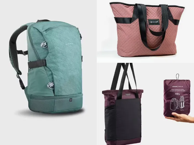 Balo và túi tote thiết kế thanh lịch giúp đựng giáo án và laptop gọn gàng