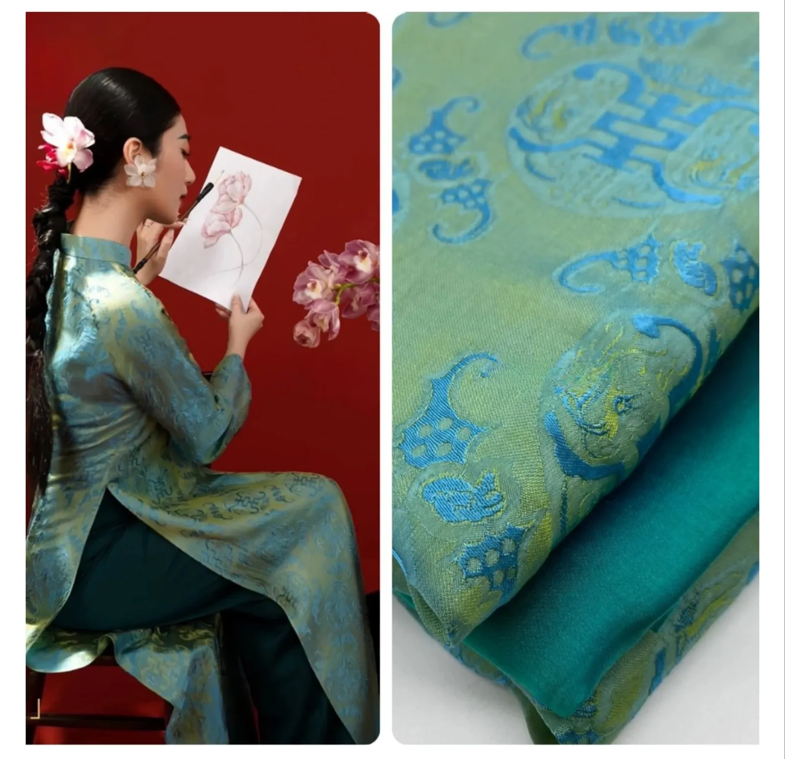 Lụa Nha Xá cao cấp với màu sắc nhã nhặn dành tặng giáo viên