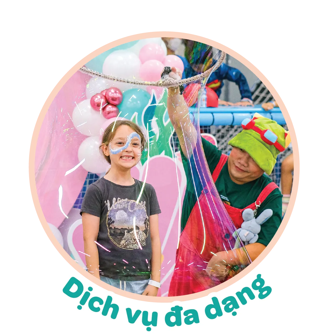 Các hoạt động vui chơi gắn liền với tiệc sinh nhật giúp bé hào hứng hơn