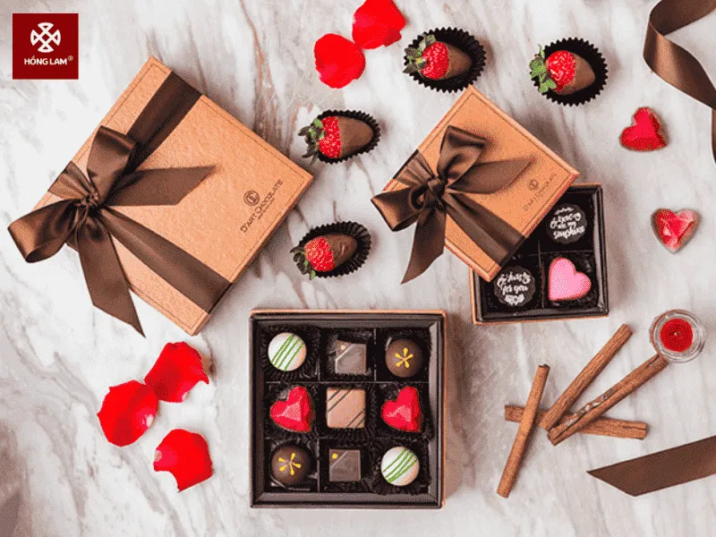Hộp socola Valentine cao cấp tại FATAGI