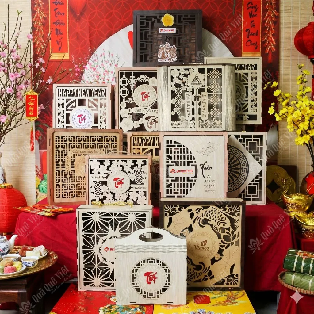 vỏ hộp gỗ quà tặng