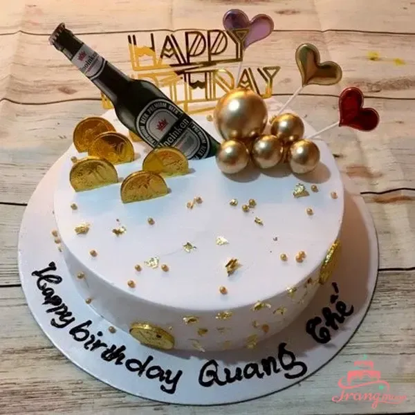 bánh sinh nhật bạn thân lầy lội