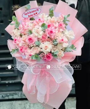 Bó hoa hướng dương biểu tượng cho sự trung thành