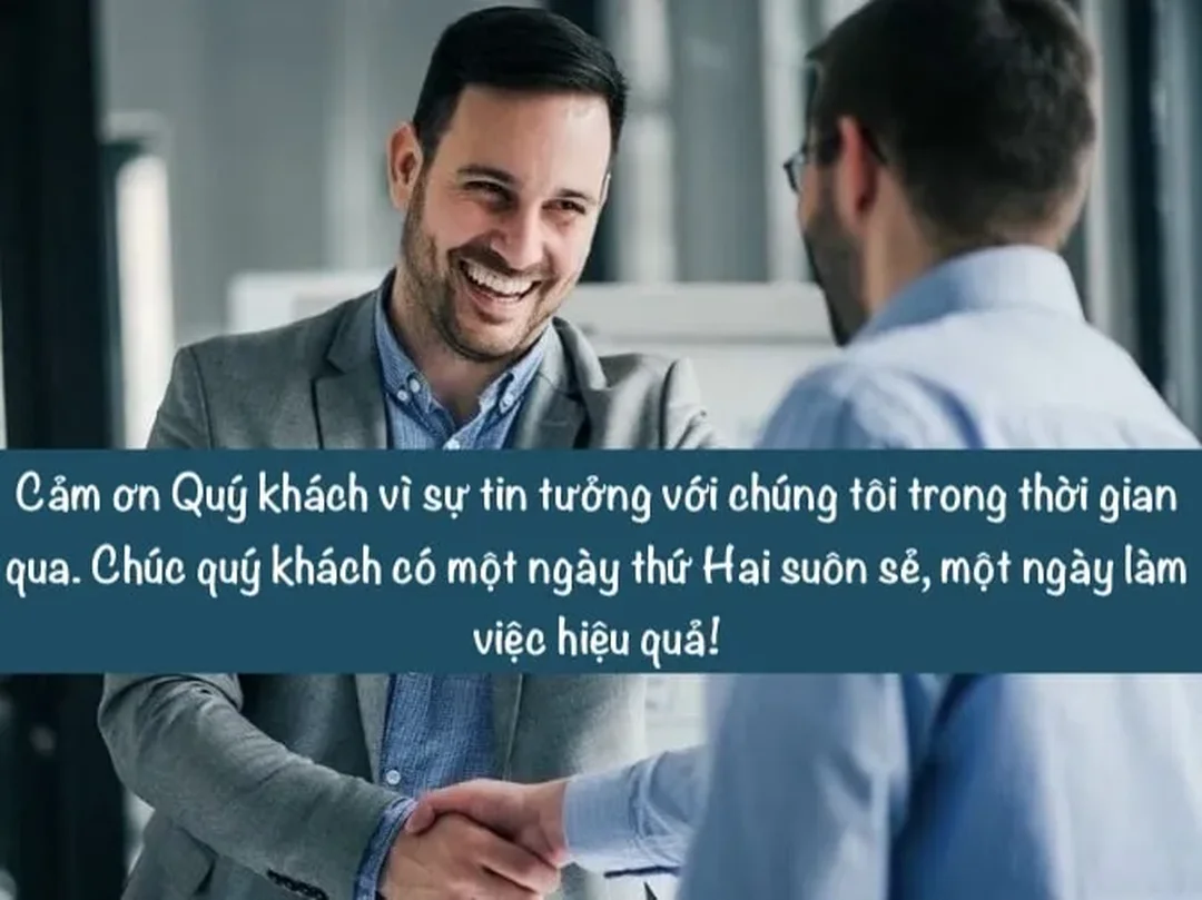 Cấu trúc viết lời chúc đầu tuần cho khách hàng dễ phản hồi
