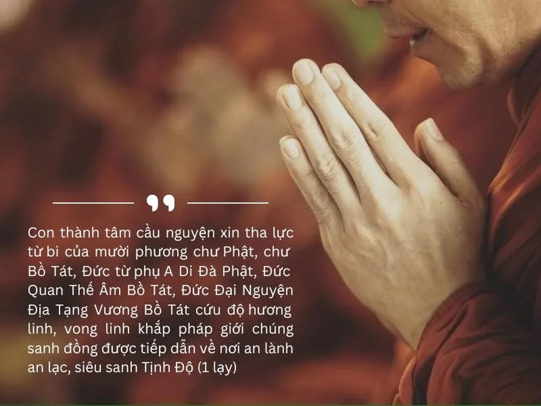 Lời cầu bình an cho gia đình và bản thân