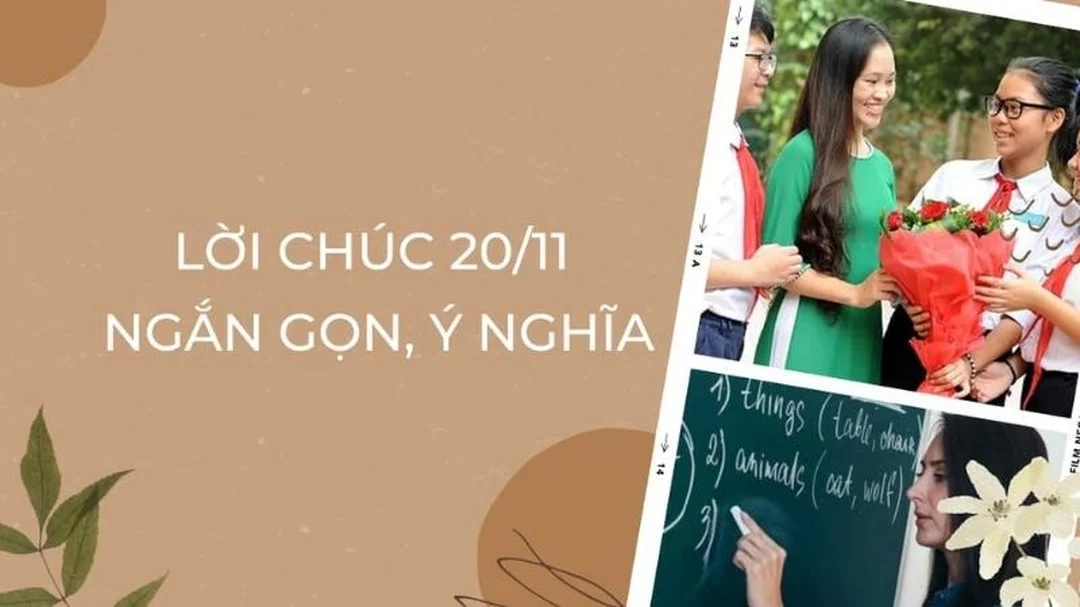 lời chúc 20/11 đăng Facebook