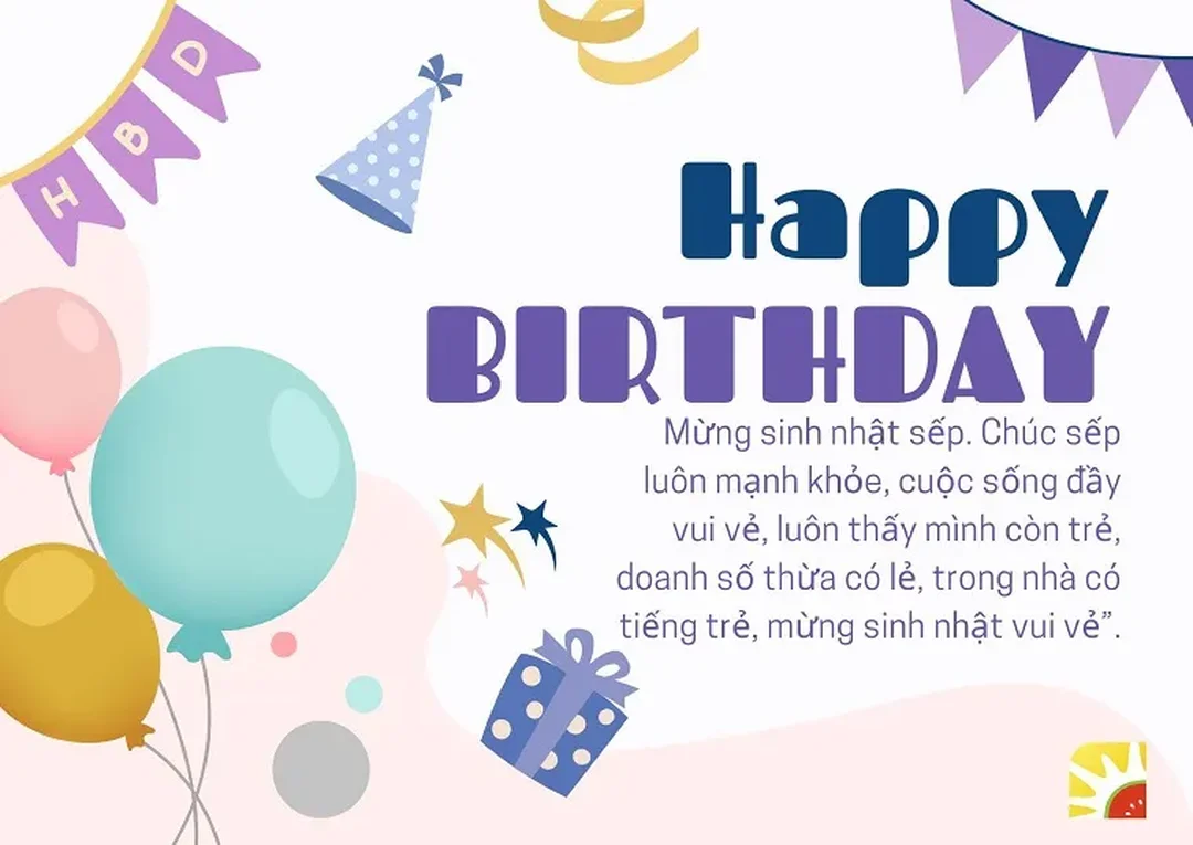 lời chúc mừng sinh nhật sếp hay cho sếp nữ tinh tế và gần gũi