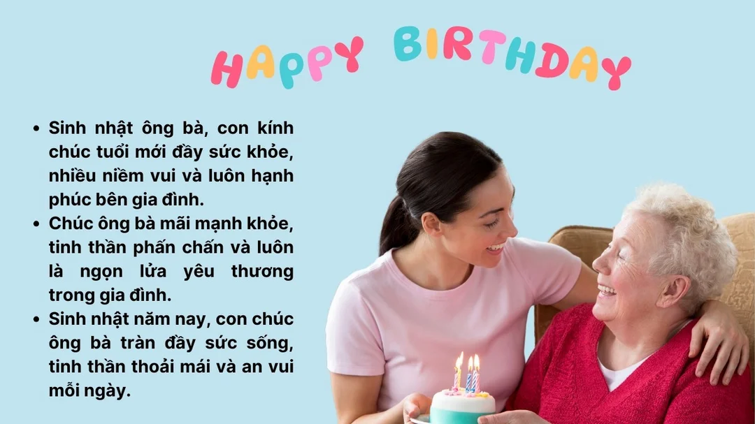 loi chuc sinh nhat bac trong gia dinh viet nam