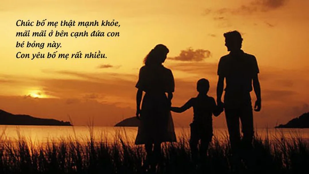 lời chúc sức khỏe cho người lớn dành cho bố mẹ trong gia đình