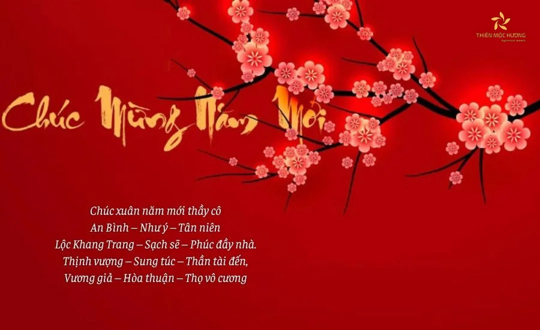 loi chuc tet cho thay co voi khong khi mua xuan va hoc tro tri an