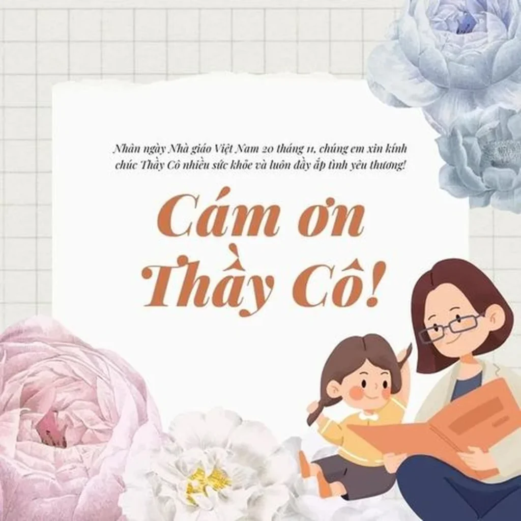 loi chuc thay co 20 11 mam non trong ngay tri an co giao