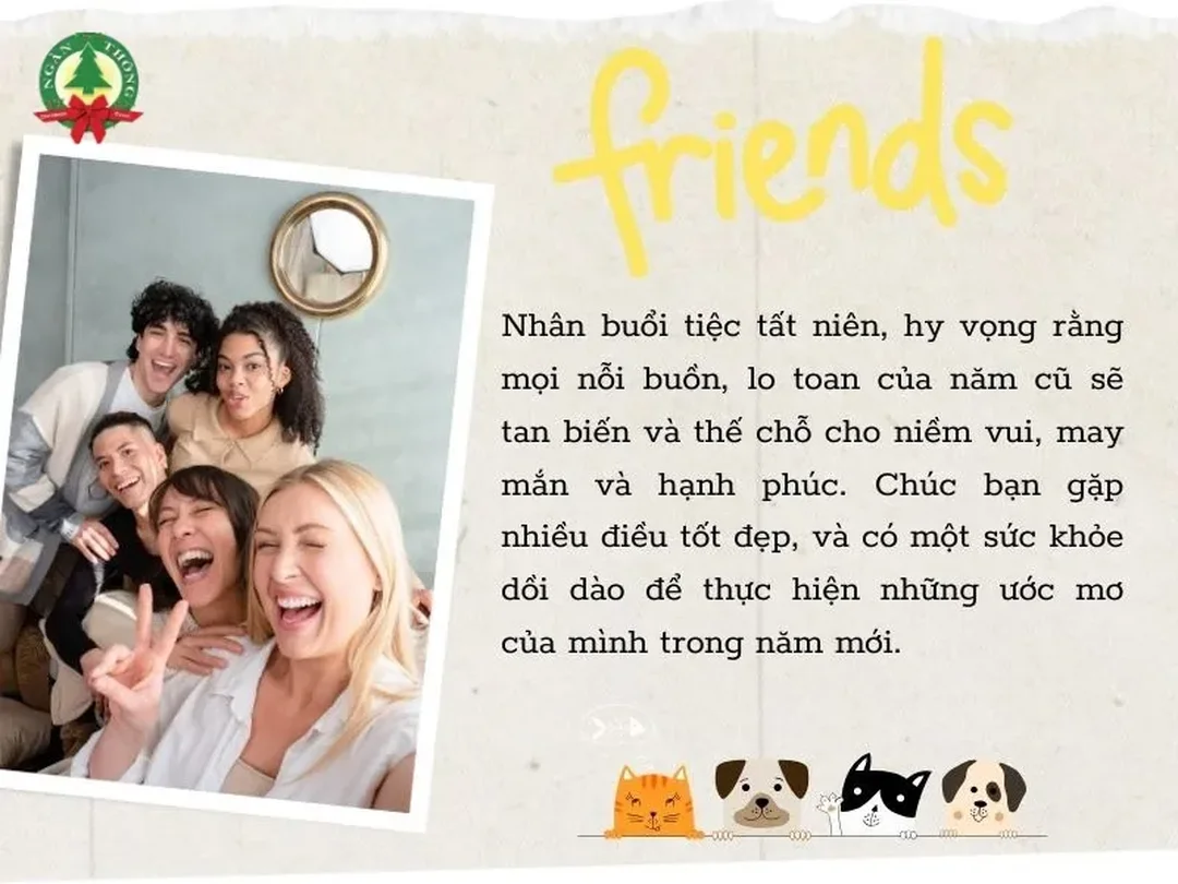 nhân viên đọc thiệp lời chúc công ty cuối năm trong sự kiện nội bộ