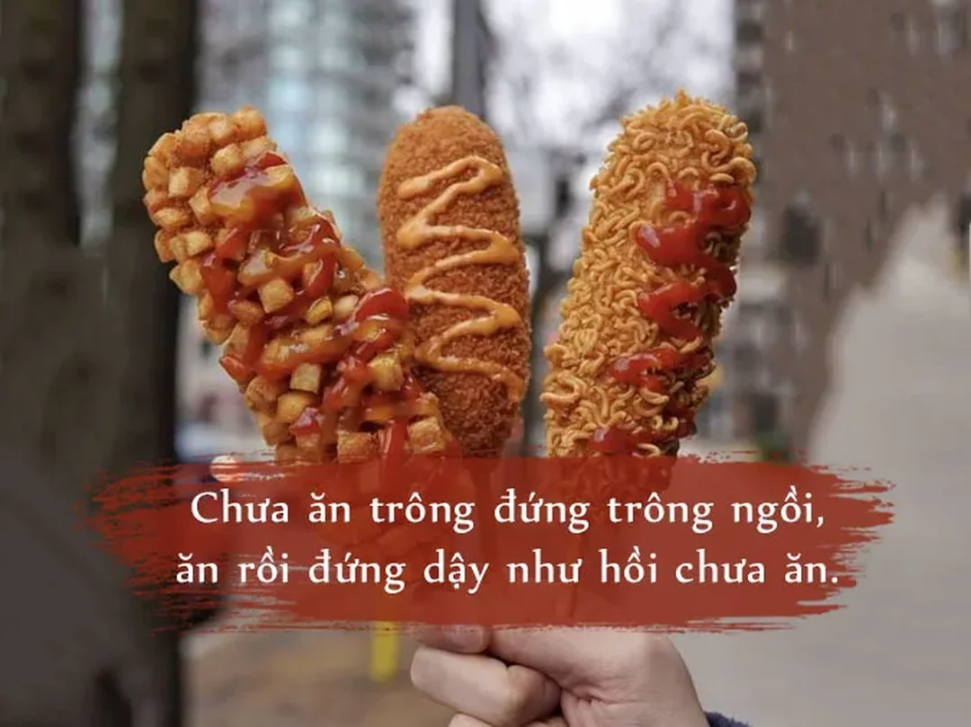 stt ăn uống thả thính dễ thương