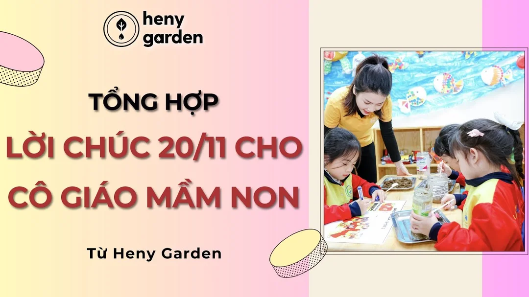 Lời Chúc Thầy Cô 20 11 Mầm Non Hay, Ngắn Gọn Và Dễ Dùng Năm 2026 2 Tổng hợp lời chúc 20/11 cho cô giáo mầm non