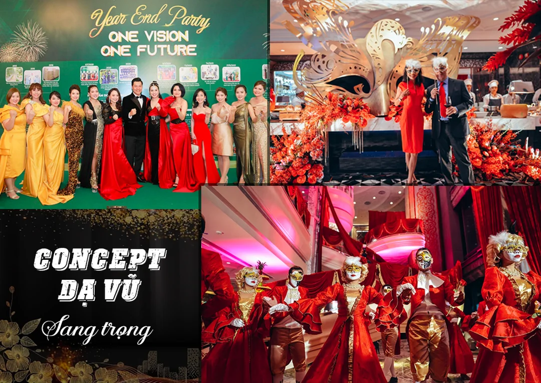 Ý tưởng tổ chức Year End Party ấn tượng